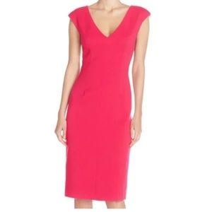 Eliza J Cap sleeve Sheath Dress